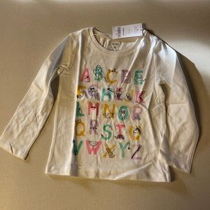 Carters Toddler alphabet top - New with Tags.